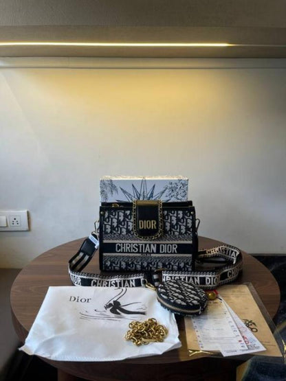 Christian dior camps lingbag with ogbox dustbag scarf etc