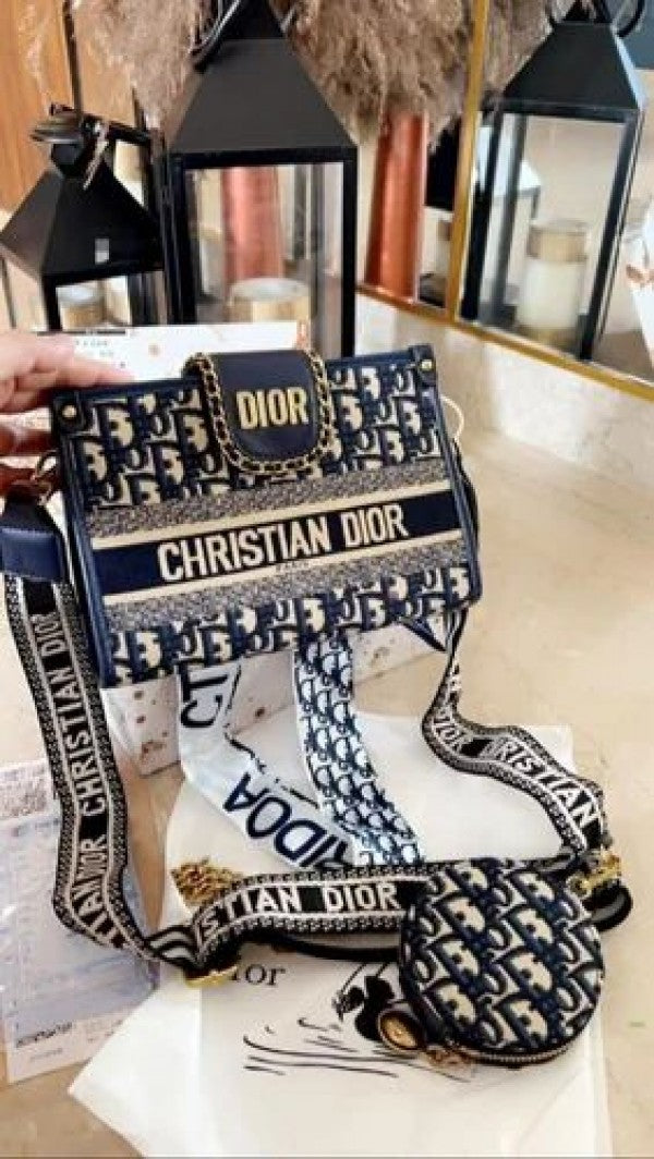 Christiian diorr camps lingbag with ogbox dustbag scarf