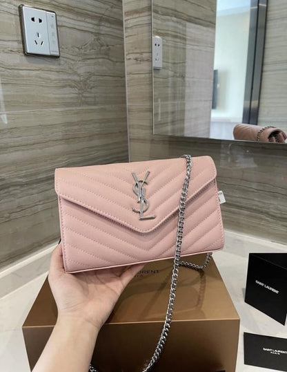 Saiint Laurrent Envelope Bag With Double Box &amp; Dust Cover