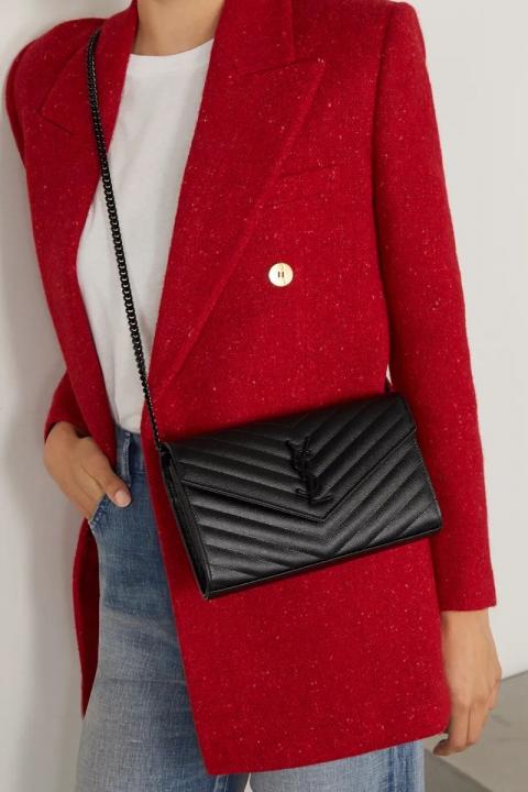 Saiint Laurrent Envelope Bag With Double Box &amp; Dust Cover
