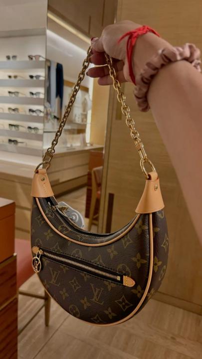 LOUIS VUITTON LOOP LEATHER MONOGRAM WITH OG BOX AND DUST BAG