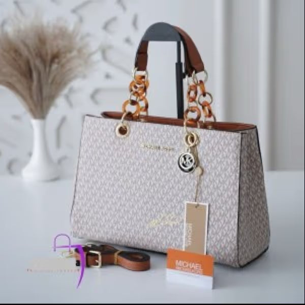 MICHAELL KORS CYNTHIA TOTE WITH DUST BAG AND SLING
