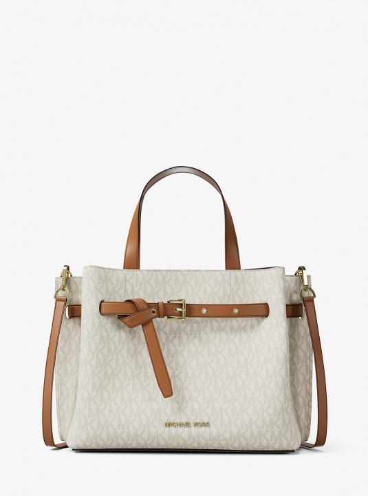 MIICHAEL KORS MIRROR EMILIA LOGO MINI TOTE BAG WITHOUTBOX