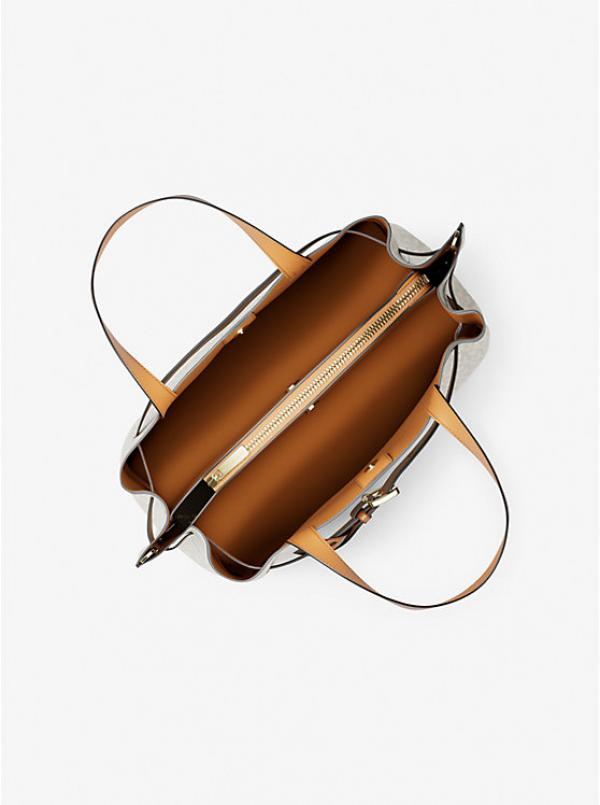 MICHAEL KORS MIRROR EMILIA LOGO MINI TOTE BAG WITHOUTBOX