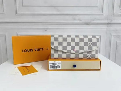 Louis vuitton wallet with box premium quality