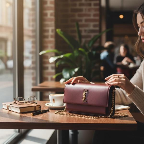 Yves Saint Laurent Ysl Sunset Shoulder Bag With Box And Dust Bag