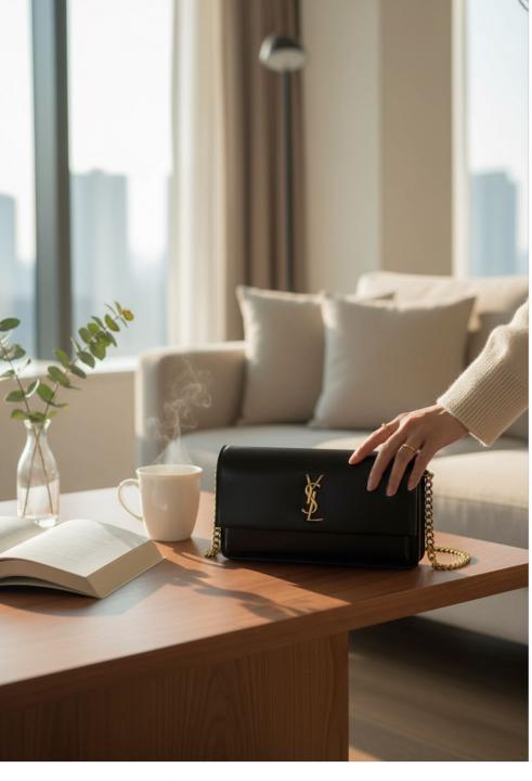 Yves Saint Laurent Ysl Sunset Shoulder Bag With Box And Dust Bag