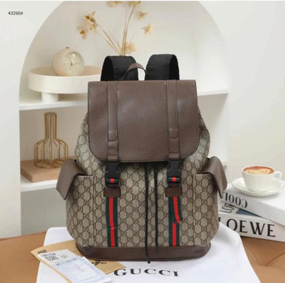 Gucci Hudson Backpack In Blocked Signature Canvas