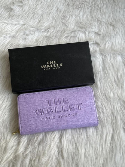 Marrc Jacob Black Long Zippy Wallet With Box