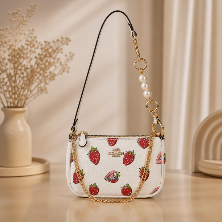 Coaach Nolita Classy Flower Patch Sling Bag With box