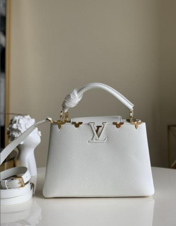 Louiis Vuitton Capucines handbag with Double Box premium quality
