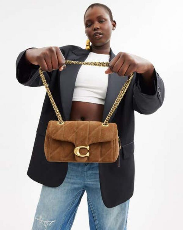 Coaach Tabby Quilted Leather Shoulder Bag With Box Dust bag Bill