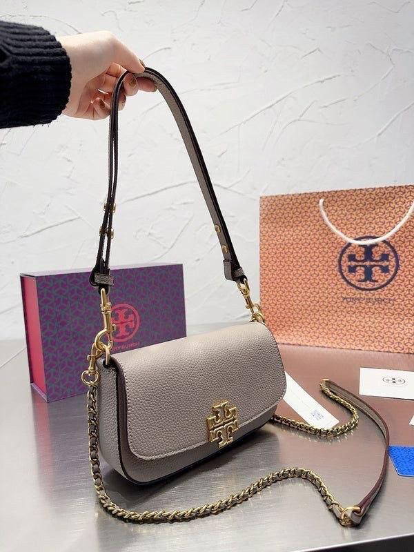 Toryy Burch Britten Small Convertible Shoulder Bag With Box