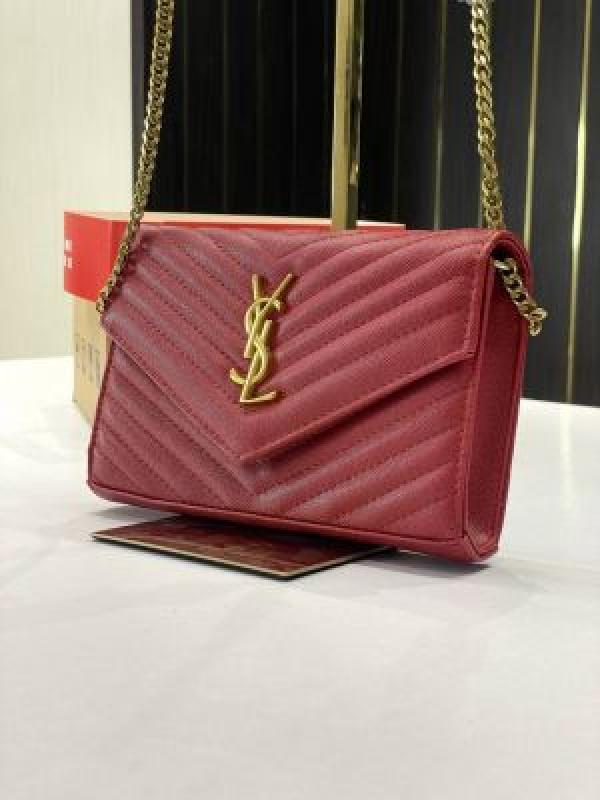 Saiint Laurrent Envelope Bag With Double Box &amp; Dust Cover