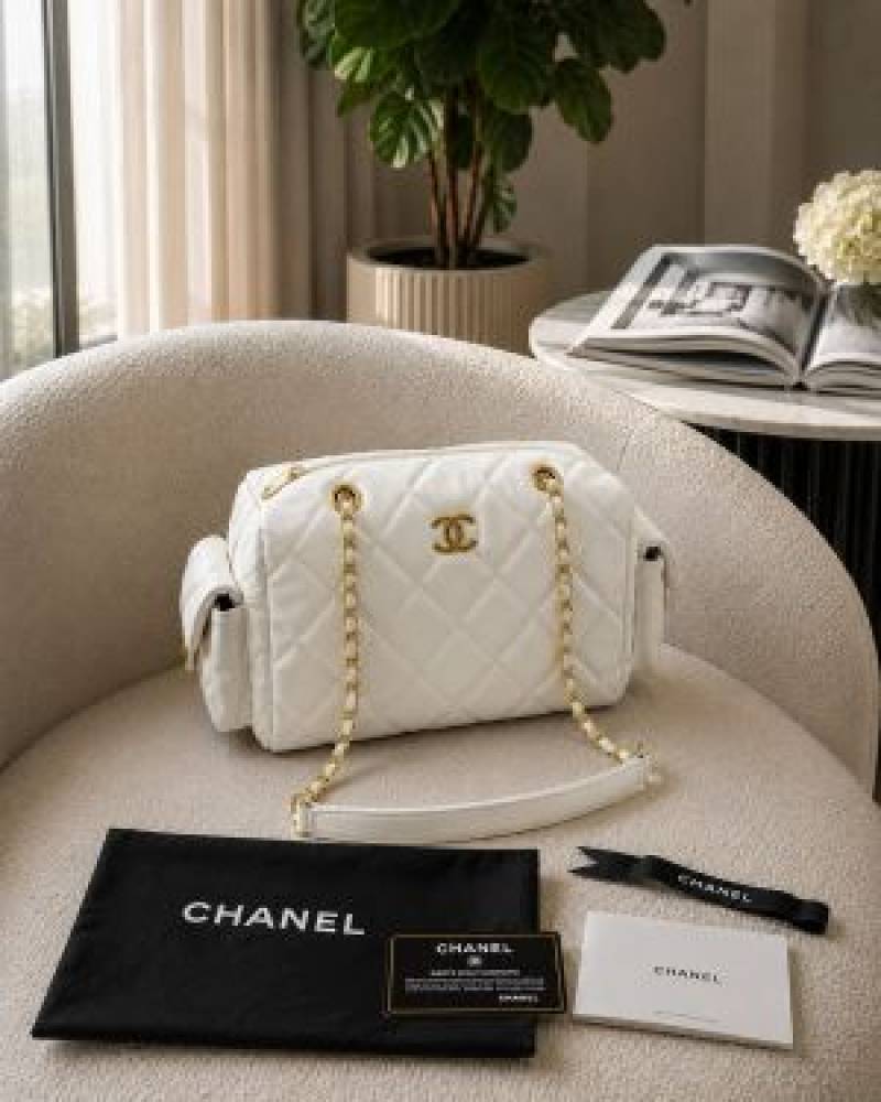 CHANELL BOWLING QUILTED HANDBAG WITH PREMIUM QUALITY BOX