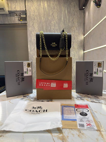 Coach klare crossbody in blocked signature canvas with dubblebox packing