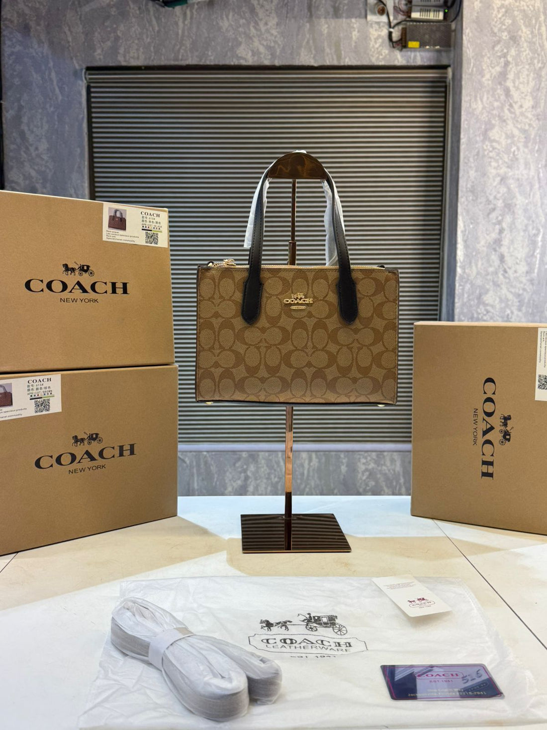 Coach city tote bag with og box (Copy)