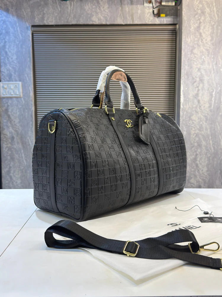 Chanel Monogram Premium Travel Duffel Bag