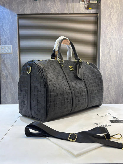 Chanel Monogram Premium Travel Duffel Bag