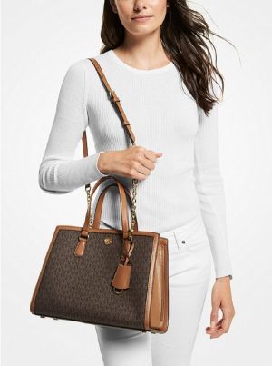 Miichael Korrs chantal logo tote bag premium quality with dust cover