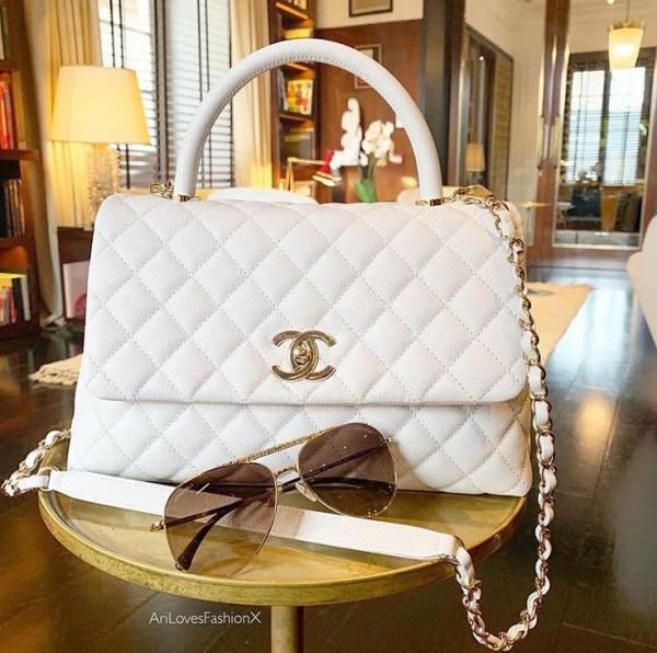 Chanel Flap Top Handle Bag With Box premium quality