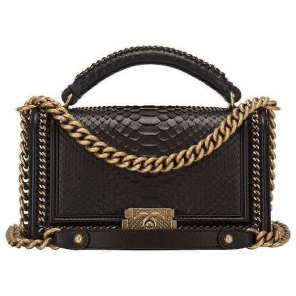 CHANEL LE BOY SIMMER HANDBAG WITH MAGNETIC BOX PREMIUM QUALITY
