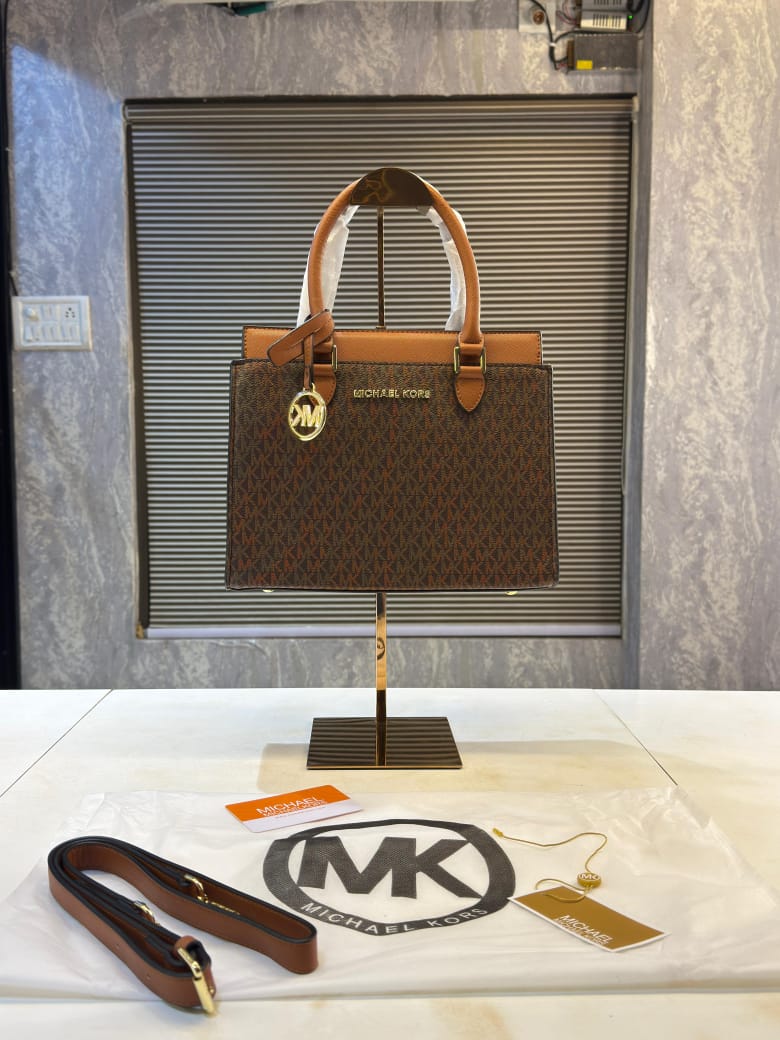 Michael Kors Satchel Shoulder Bag With Dust Bag Includes Logo