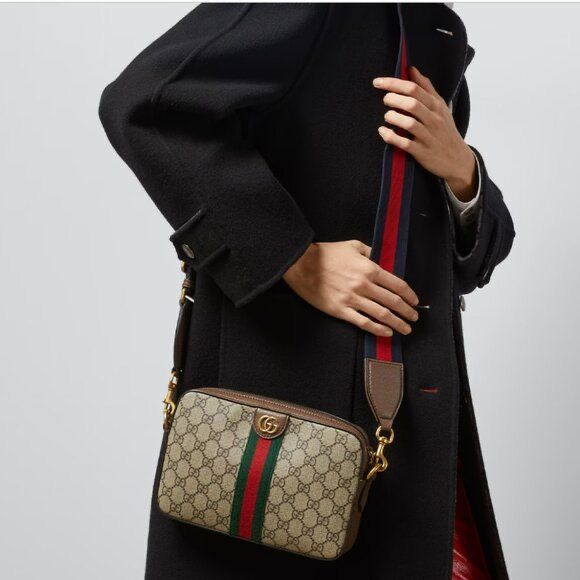 Gucci ophidia gg canvas sling bag premium quality with double box packing
