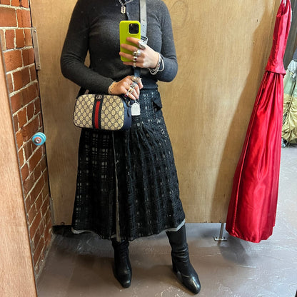 Gucci ophidia gg canvas sling bag premium quality with double box packing