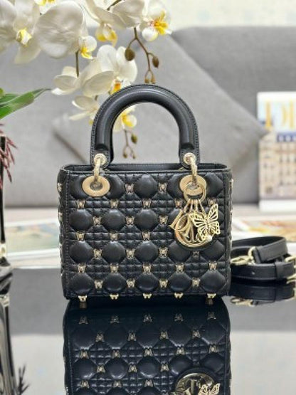 Christian DIOR LADY BAG WITH BRAND DOUBLE BOX