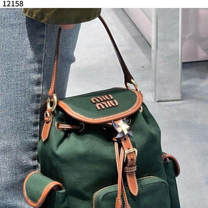 MIU MIU PREMIUM BACKPACK WITH DUST COVER PREMIUM QUALITY
