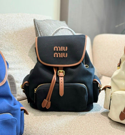 MIU MIU PREMIUM BACKPACK WITH DUST COVER PREMIUM QUALITY