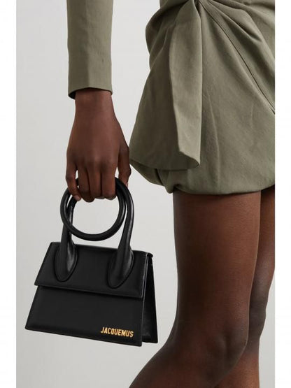 Jaccquemus Le Chiquito Noeud mini leather bag with box premium quality