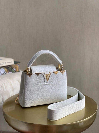 Louiis Vuitton Capucines handbag with Double Box premium quality