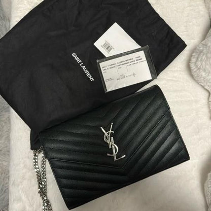 Ysl Envelope Bag With Double Box &amp; Dust Cover