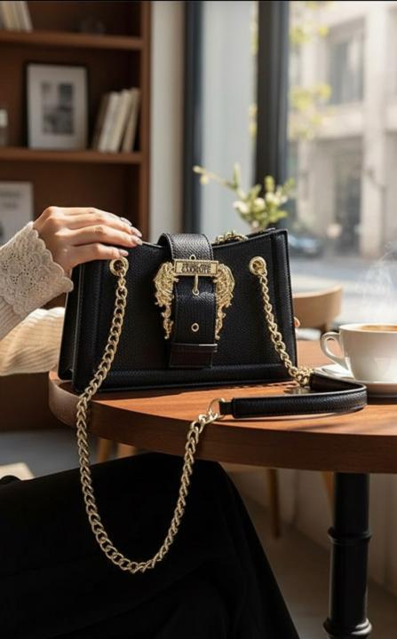 VEERSACE JEANS COULTURE SHOULDER BAG WITH BOX
