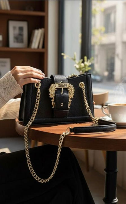 VEERSACE JEANS COULTURE SHOULDER BAG WITH BOX