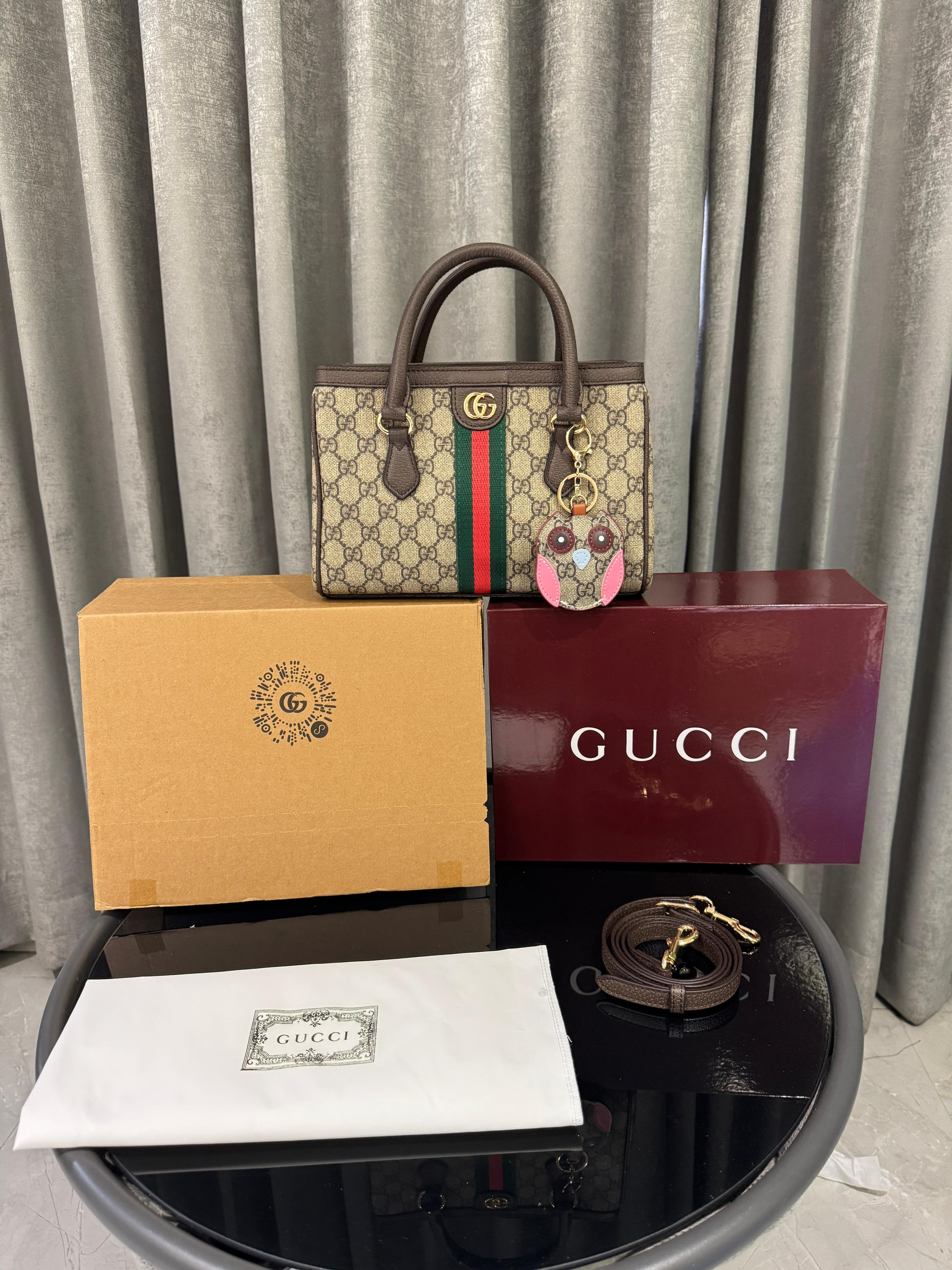 Guccii Ophidia Small Tote Bag with double box premium quality