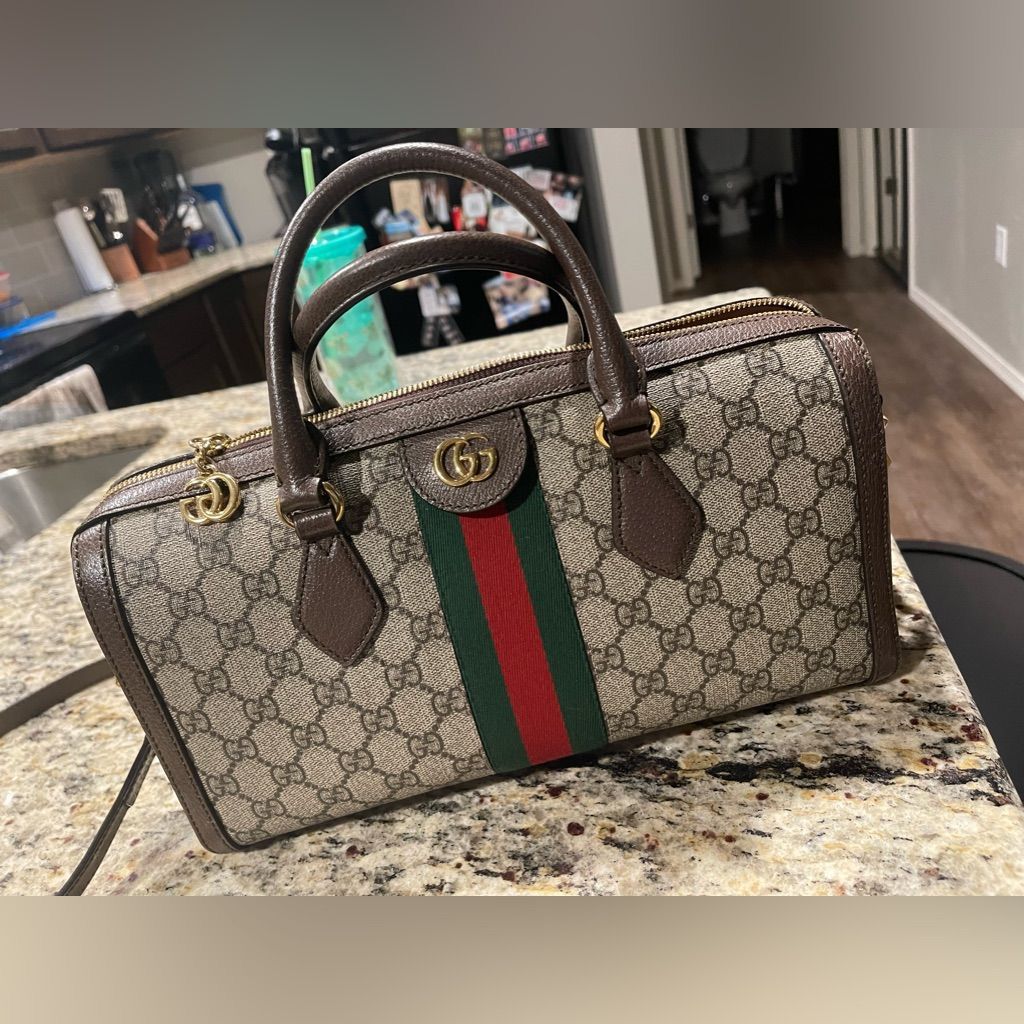 Guccii ophidia gg boston bag premium quality with double box