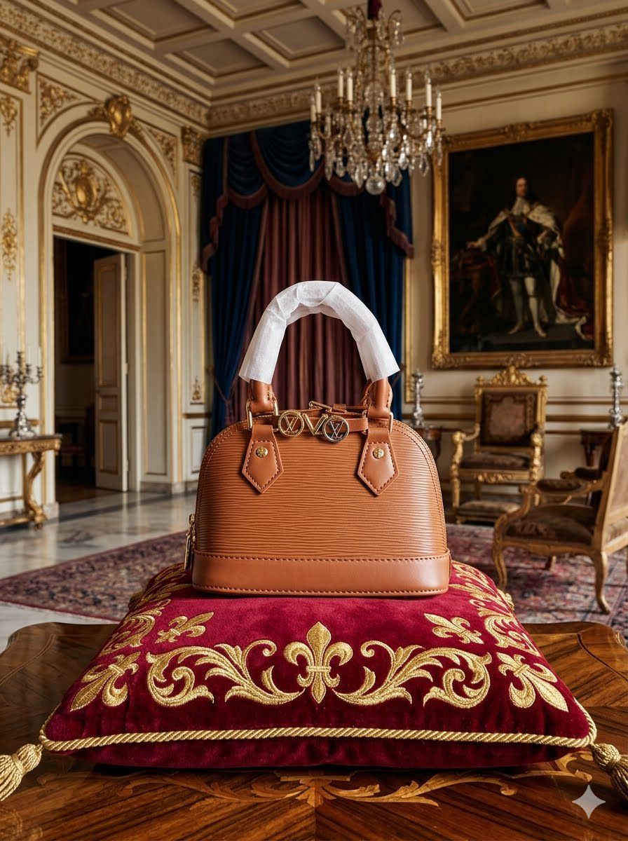Louiis Vuitton Alma leather Bag with box premium quality