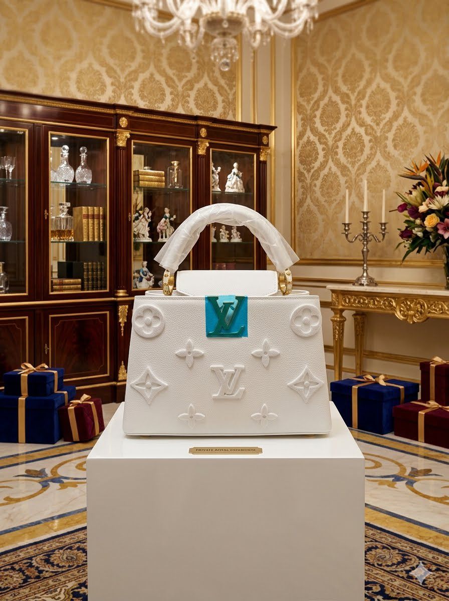 Louiis Vuitton Capucines handbag with box premium quality