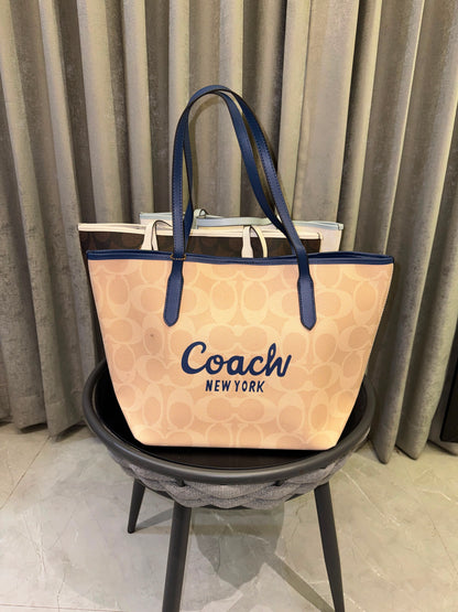 Coachh city tote graphic bag tote bag premium quality with dust cover