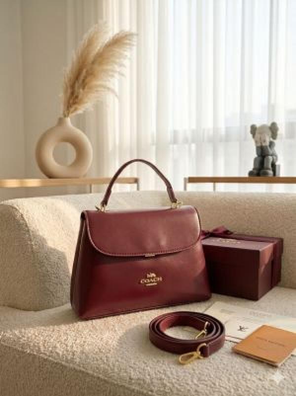 Coachh vintage manor handbag with box