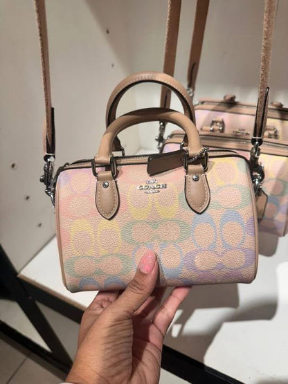 Coachh Rowan Mini Multi With Original Box Dust Cover