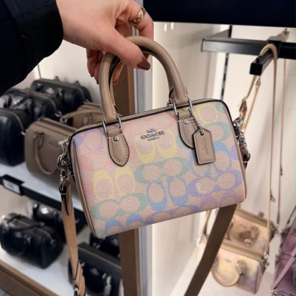 Coachh Rowan Mini Multi With Original Box Dust Cover