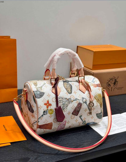 Louiss Vuitton Speedy Soft bag with premium quality box packing