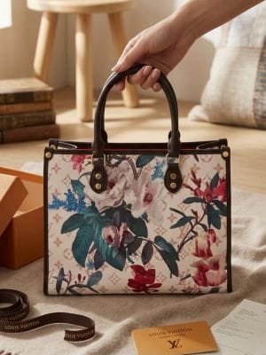 Louiis vuitton on the go limited edition with dust bag and premium quality box