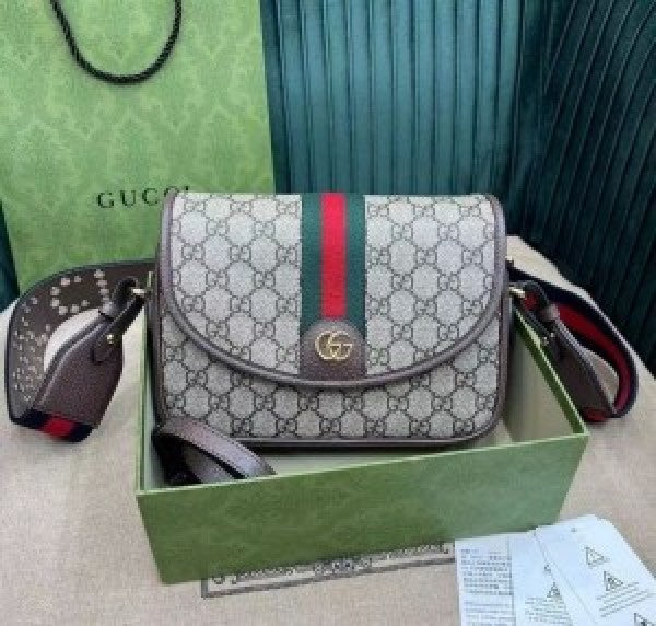 Gucci Ophidia GG shoulder bag with og box