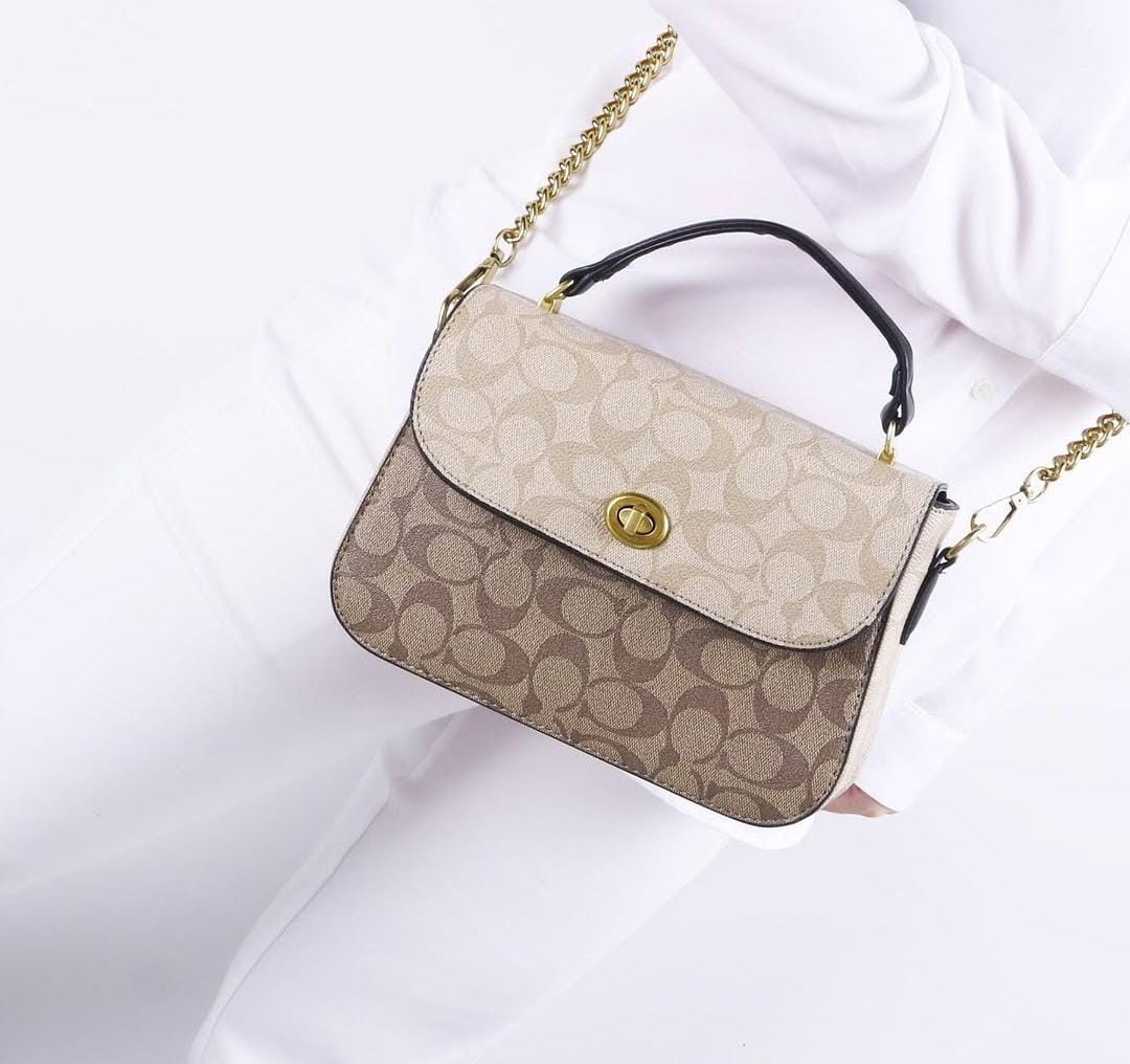 Coach marlie bag with box and carry bag