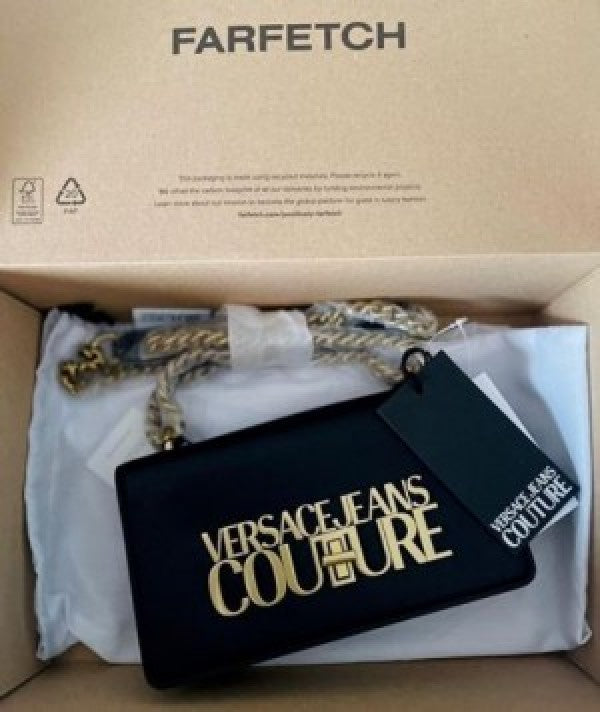 Verrsace jeans couture crossbody bag